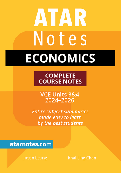 ATAR Notes VCE Economics 3&4 Notes (2024-2026)