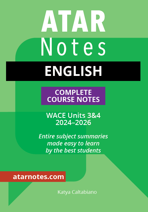 ATAR Notes WACE Year 12 English 3&4 Complete Course Notes (2024-2026)