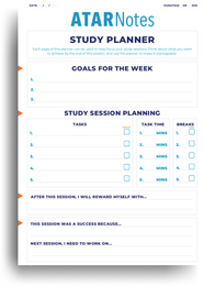 ATAR Notes Study Planner