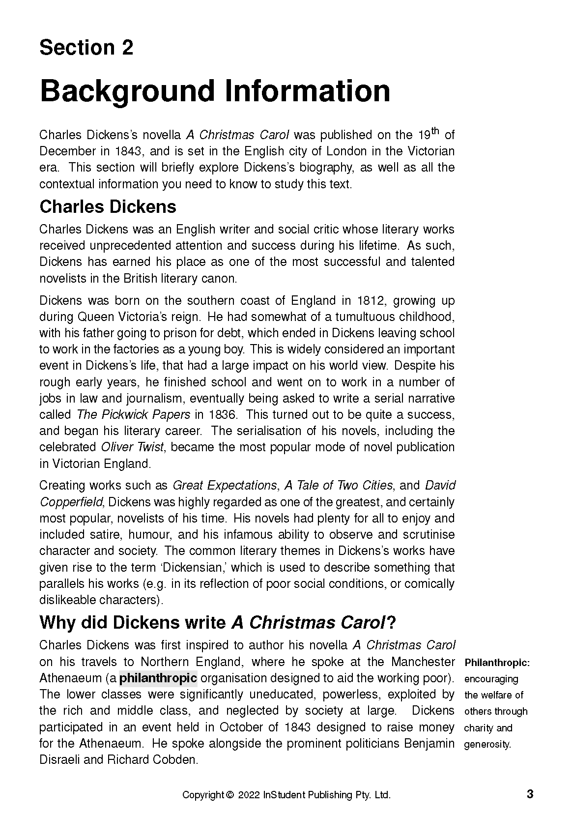 Text Guide: A Christmas Carol by Charles Dickens