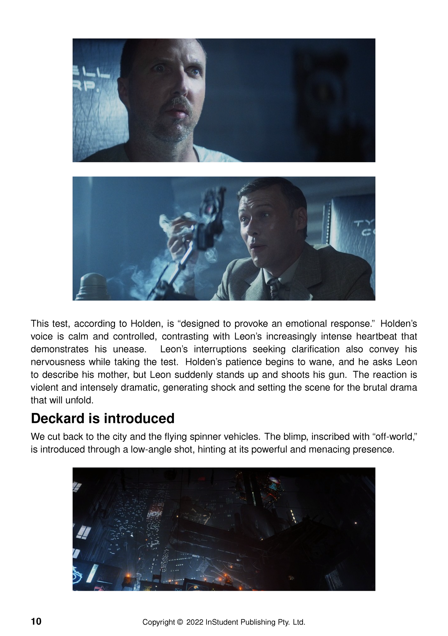 Text Guide: Blade Runner by Ridley Scott
