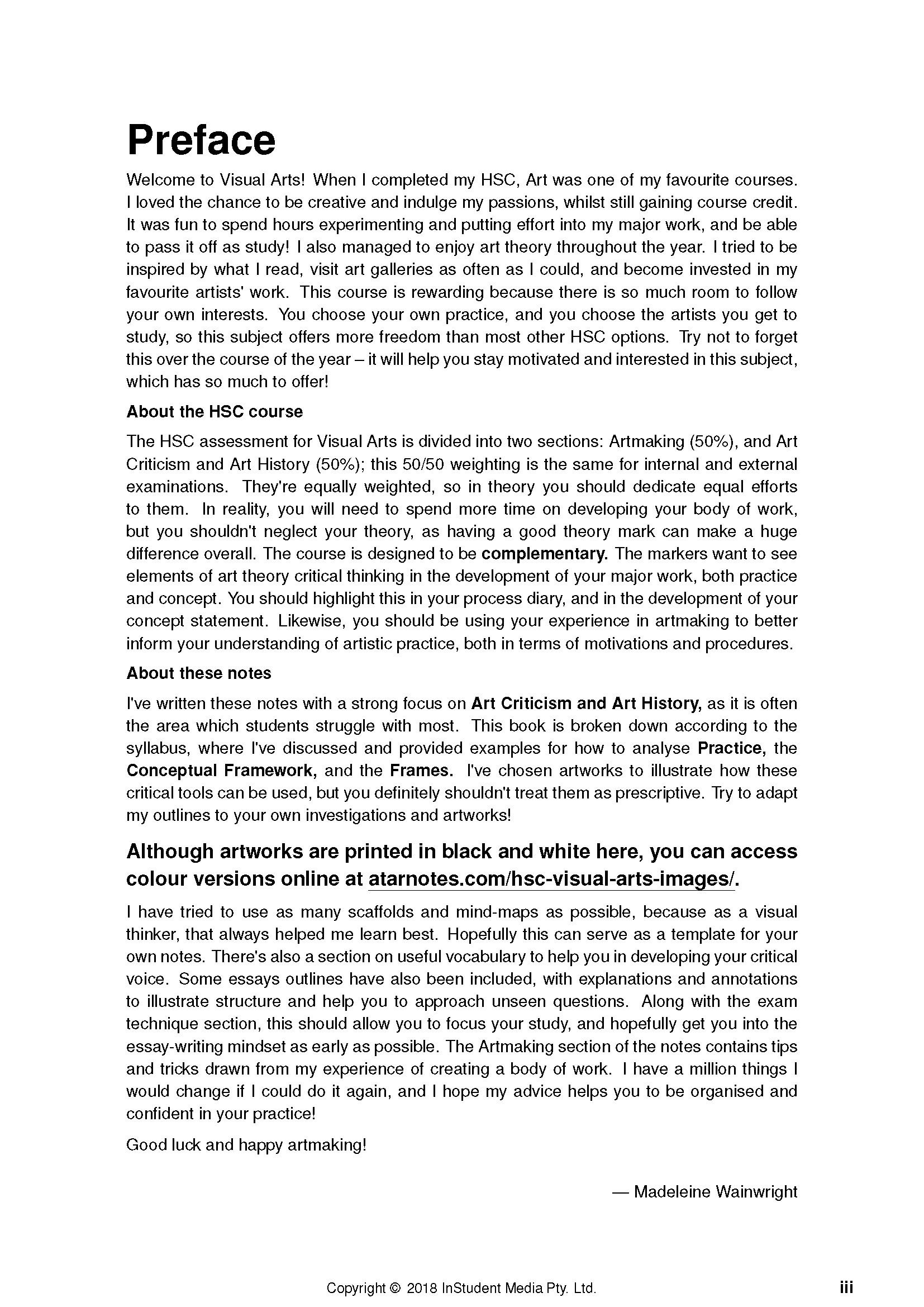 ATAR Notes HSC Year 12 Visual Arts Complete Course Notes (2024-2026)
