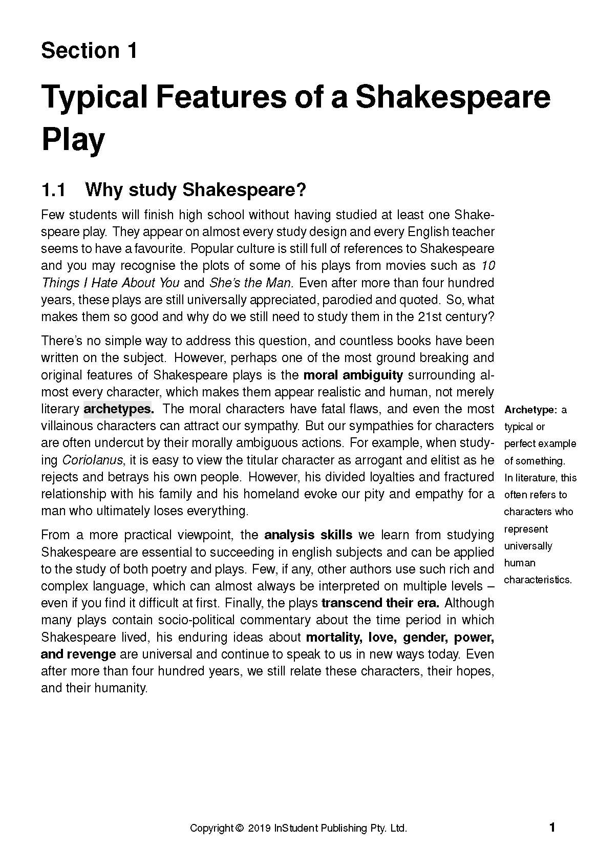 The ATAR Notes Analysis Guides: How To Analyse Shakespeare