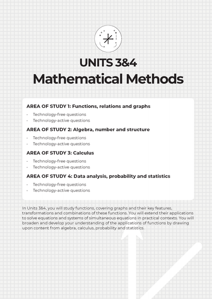 Neap Assessment Series: VCE Mathematical Methods Units 3&4