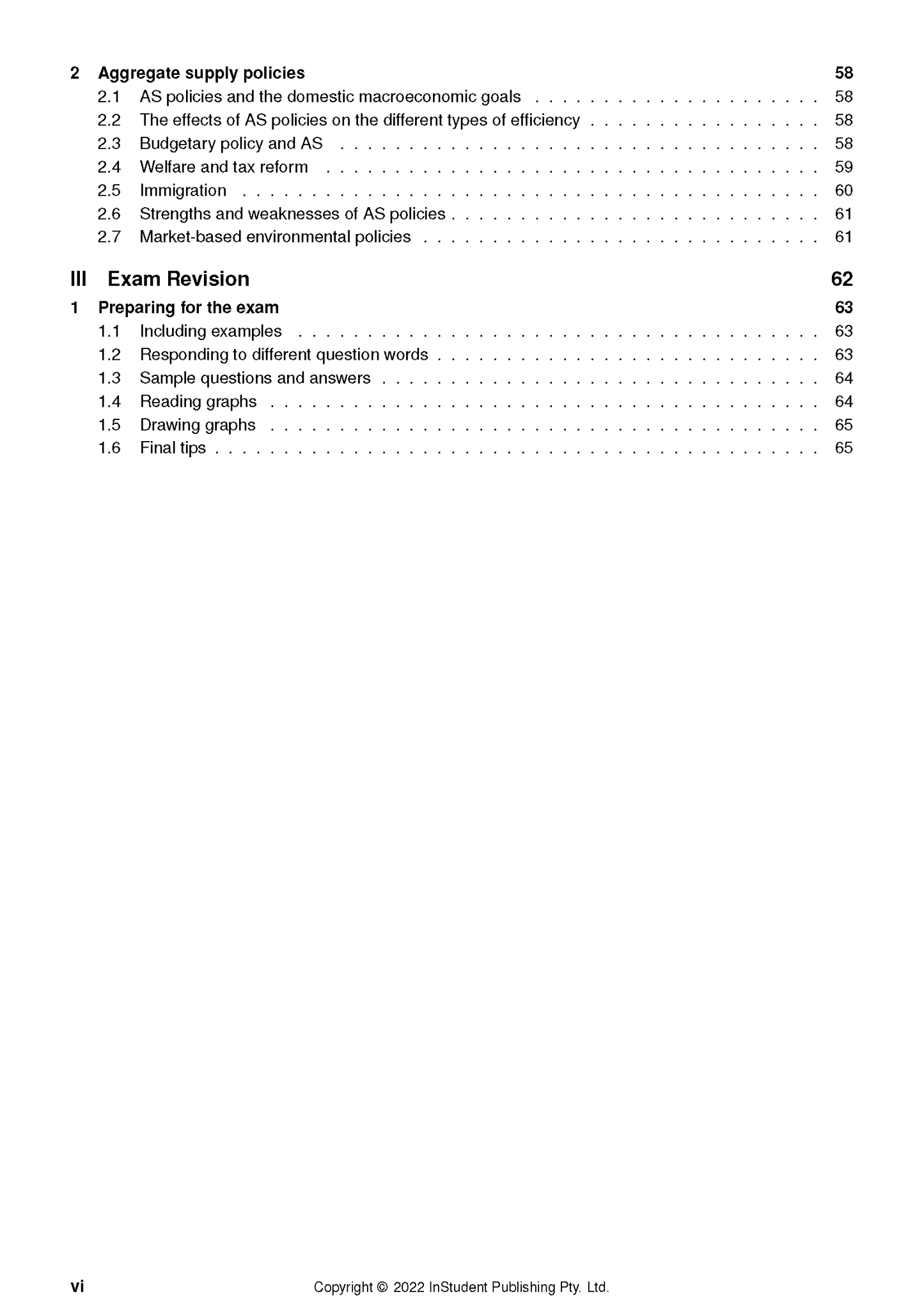 ATAR Notes VCE Economics 3&4 Notes (2023-2024)
