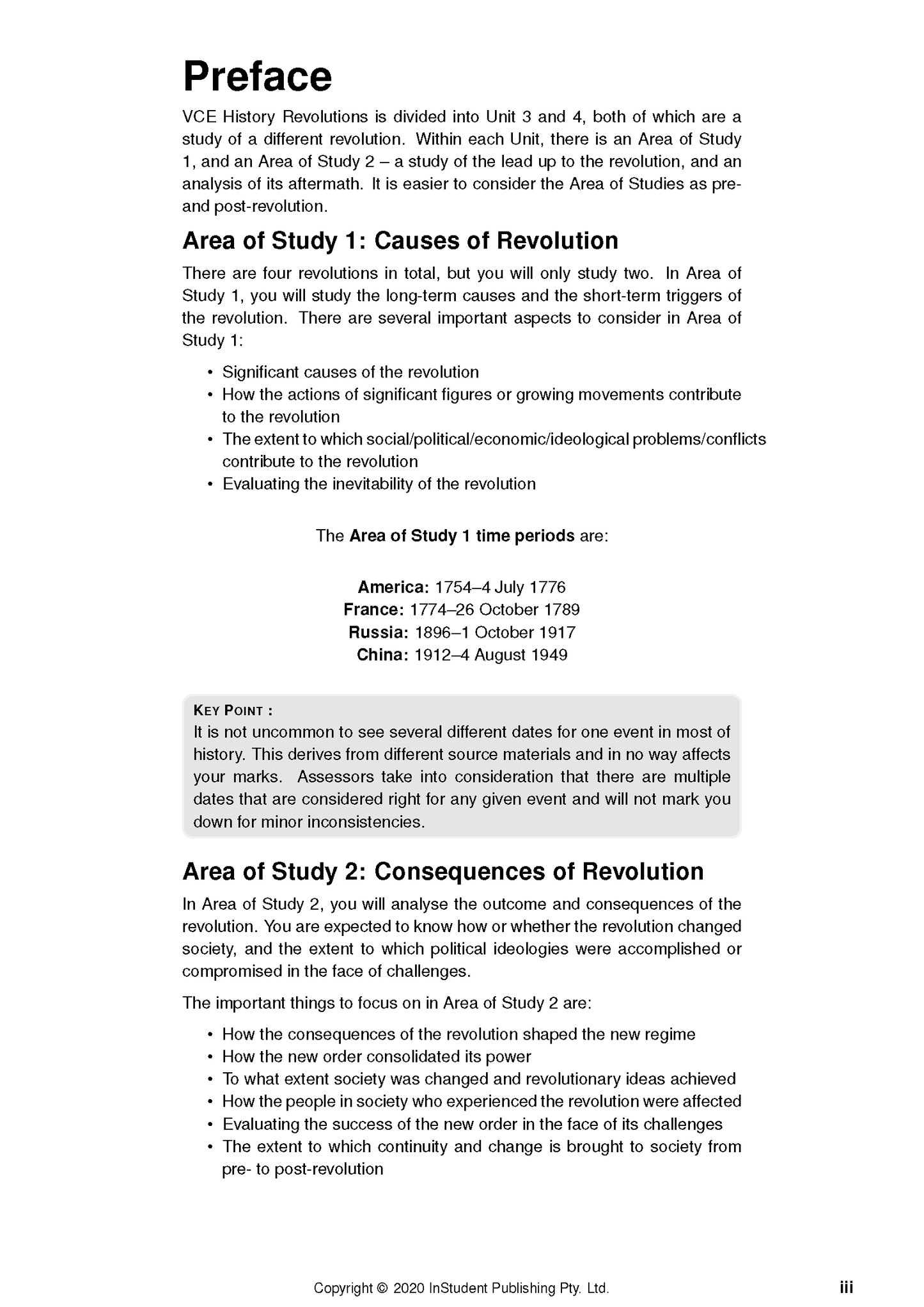 ATAR Notes VCE History: Revolutions 3&4 Complete Course Notes (2023-2025)