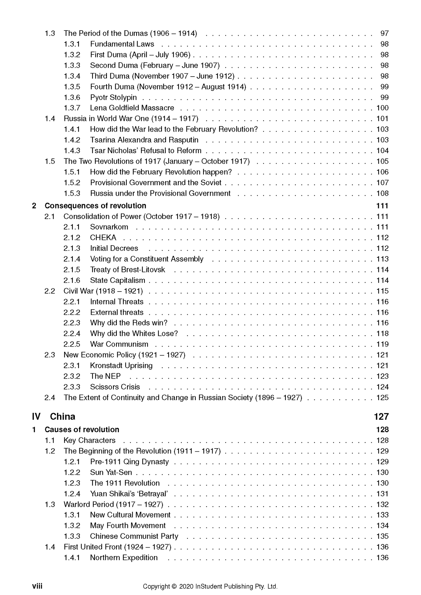 ATAR Notes VCE History: Revolutions 3&4 Complete Course Notes (2023-2025)