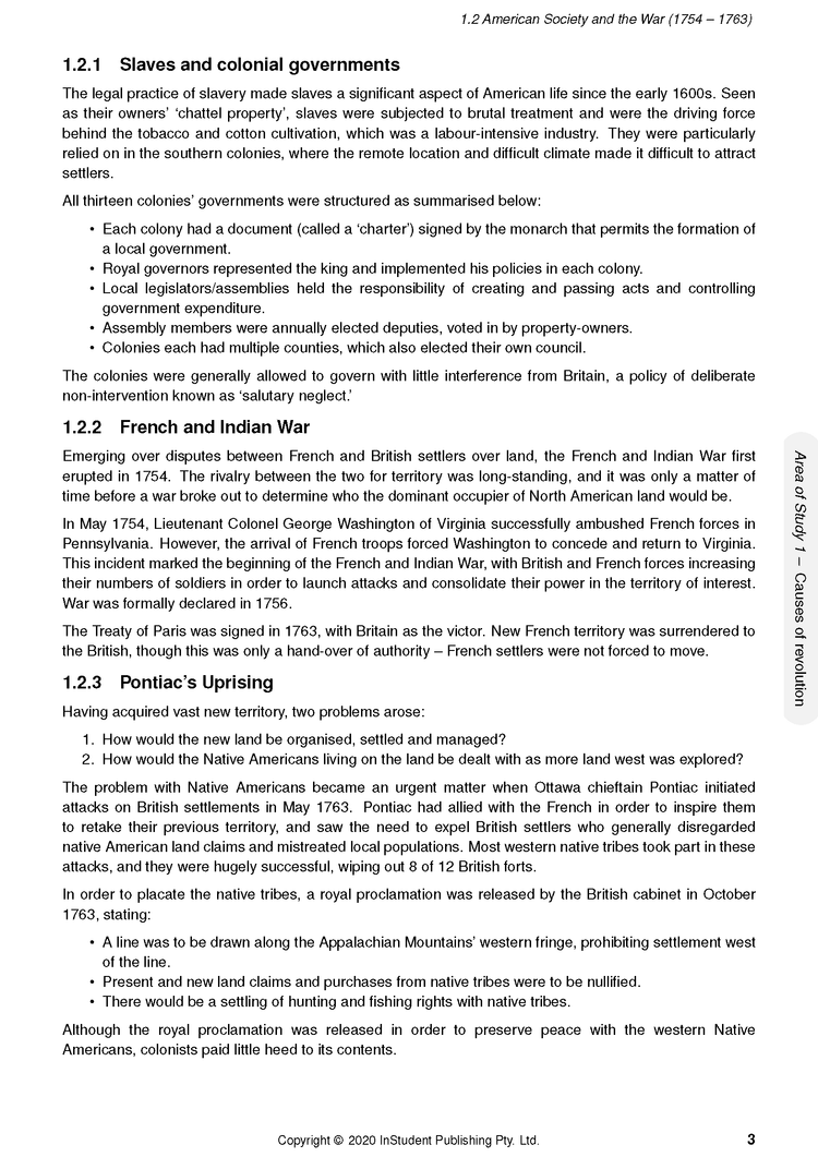 ATAR Notes VCE History: Revolutions 3&4 Complete Course Notes