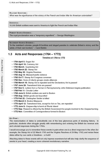 ATAR Notes VCE History: Revolutions 3&4 Complete Course Notes (2023-2025)