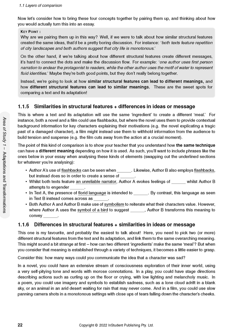 ATAR Notes VCE Literature 3&4 Notes (2023-2024)