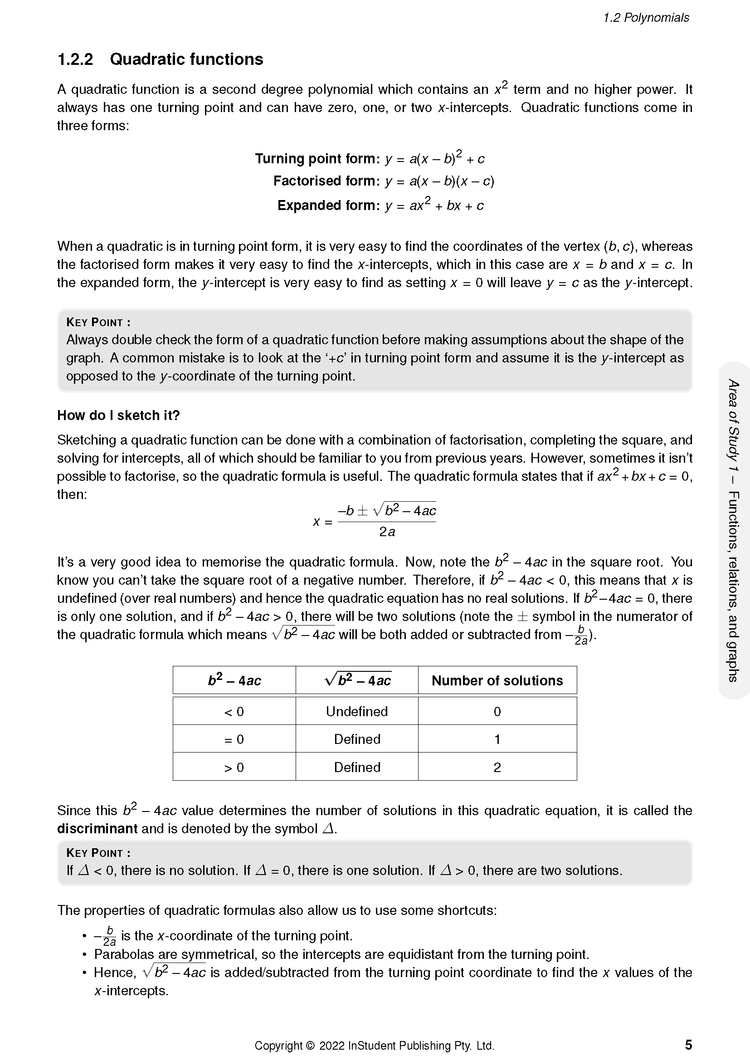 ATAR Notes VCE Maths Methods 3&4 Notes (2023-2024)
