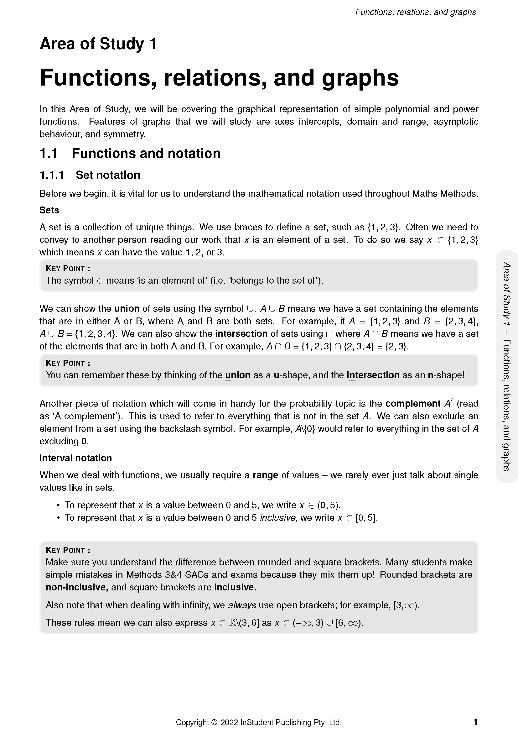 ATAR Notes VCE Maths Methods 1&2 Notes (2023-2024)