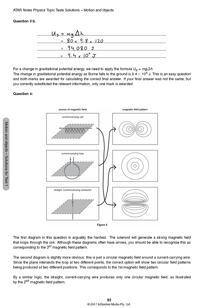 ATAR Notes VCE Physics 3&4 Topic Tests