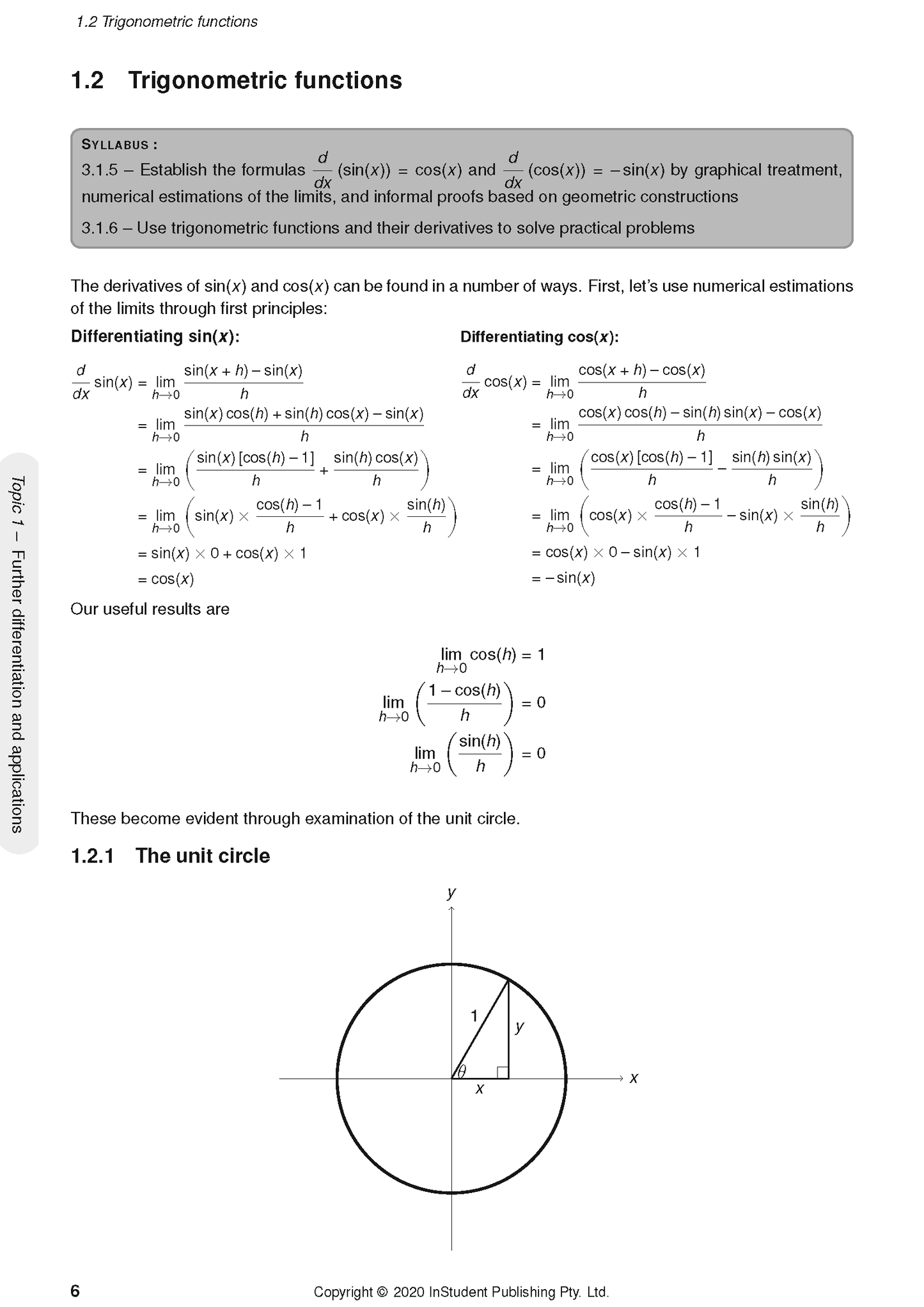 ATAR Notes WACE Year 12 Maths Methods 3&4 Complete Course Notes