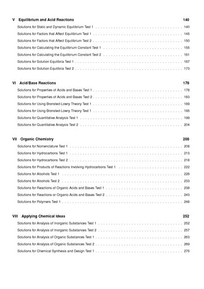 ATAR Notes HSC Year 12 Chemistry Topic Tests
