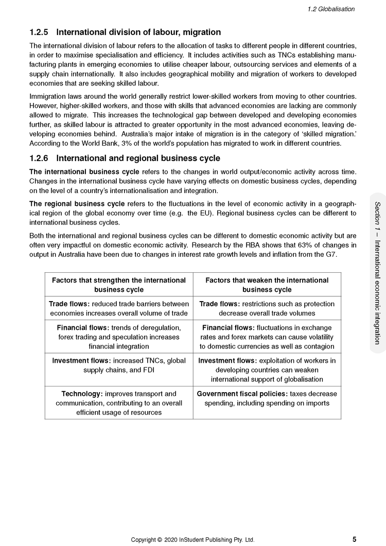 ATAR Notes HSC Year 12 Economics Complete Course Notes