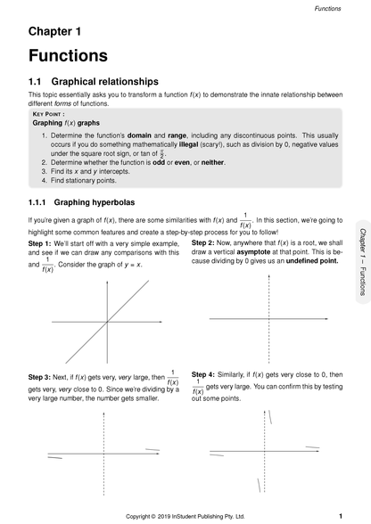 ATAR Notes HSC Year 12 Mathematics Extension 1 Complete Course Notes