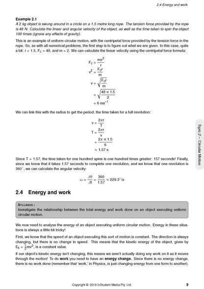 ATAR Notes HSC Year 12 Physics Complete Course Notes