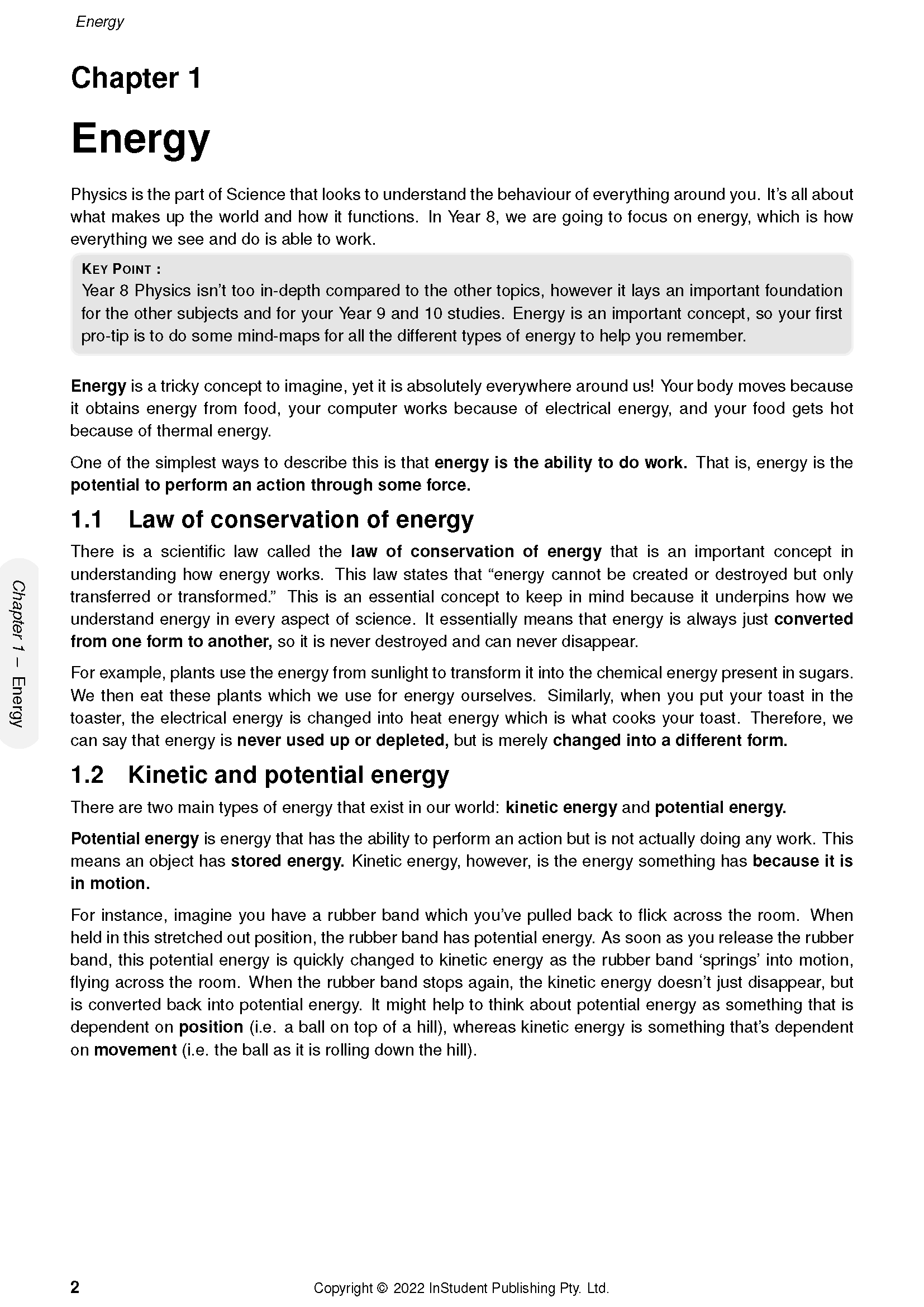 ATAR Notes Year 8 Science Complete Course Notes (2024-2025)