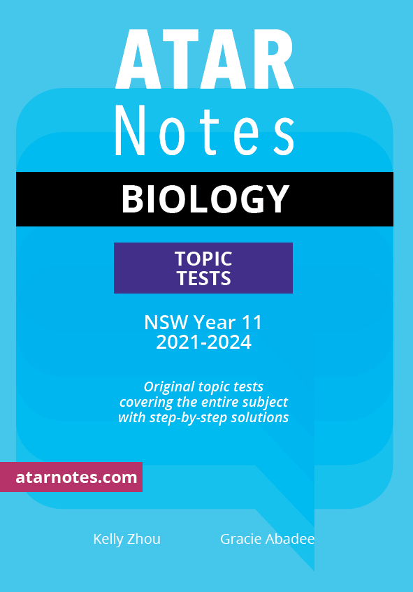 ATAR Notes HSC Year 11 Biology Topic Tests